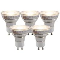 LUEDD Set van 5 GU10 3-staps dimbare LED lampen 5W 260 lm 2700K