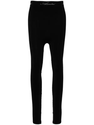 AMIRI Geribbelde legging - Zwart