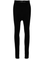 AMIRI Geribbelde legging - Zwart