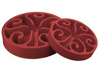 Holland Schaal Rallenta Pasti Eat Slow Live Longer-Rossa, rood, 30x25x15 cm