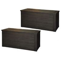 2 Stuks tuin opbergboxen hout patroon 120 cm - thumbnail