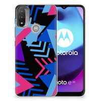 Motorola Moto E20 | E40 TPU Hoesje Funky Triangle