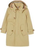 Burberry Kids trench à capuche - Tons neutres