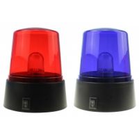 2x Zwaailampen met rood en blauw LED licht - thumbnail