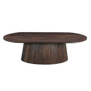 Livingfurn - Salontafel Salvator Walnut Oval 120 - Mangohout