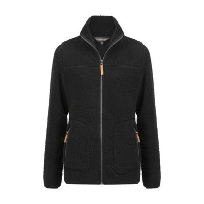 Wendy fleecevest dames zwart maat 4XL Wendy fleecevest dames zwart maat 4XL