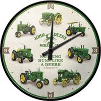 Nostalgic Art wandklok John Deere moline diameter 30 cm - thumbnail