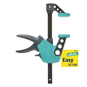 Wolfcraft 3023000 EHZ Easy 75-500 - Met één hand Spanbreedte (max.):500 mm Afm. werkbereik:75 mm