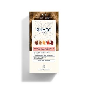 Phytocolor Permanente Haarkleuring 6.3 Donker Goudblond Intense en Natuurlijke Kleur