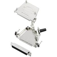 TRU COMPONENTS TCD45ZF37HDS62K 7709916 D-SUB stekkerlijstset 45° aantal polen: 62 soldeerkelk 1 st.