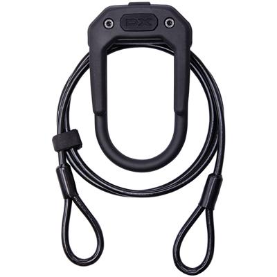 Hiplok Kabelslot Dx Plus 2 Meter Staal Zwart