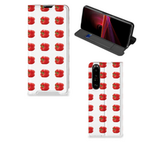 Sony Xperia 1 III Flip Style Cover Paprika Red