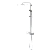 GROHE Vitalio Joy Regendoucheset Opbouw - hoofddouche 31cm - handdouche rond - zeepschaal - chroom 26401001