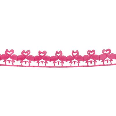 Boland Slinger Flamingo's Meisjes 2,5 Meter Papier Roze