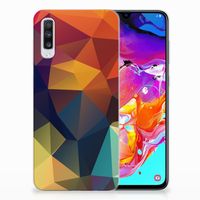 Samsung Galaxy A70 TPU Hoesje Polygon Color - thumbnail