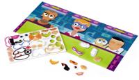 Miniland leerspel Magnetic   Crazy Faces junior 38 delig