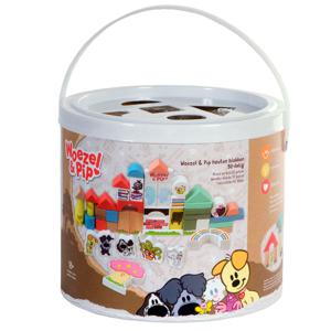 Rubo Toys Houten blokken En Pip 45 cm 50-delig