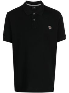 PS Paul Smith Zebra-motif polo shirt - Noir