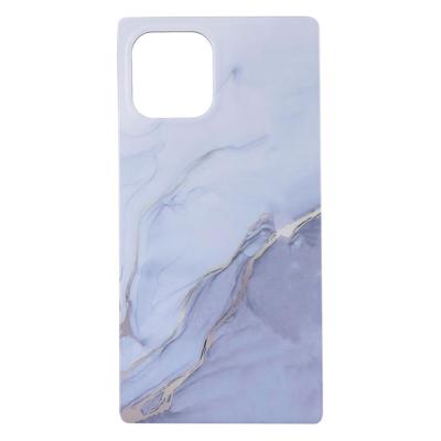 Shop4 - iPhone 12 Pro Hoesje - Back Case Marmer Paars Shop4 - iPhone 12 Pro Hoesje - Back Case Marmer Paars