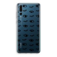 Eye pattern #2: Huawei P20 Pro Transparant Hoesje - thumbnail