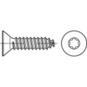 TOOLCRAFT 145380 Verzonken plaatschroeven 6.3 mm 25 mm T-profiel DIN 7982 Staal Galvanisch verzinkt 250 stuk(s)