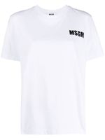 MSGM t-shirt à logo imprimé - Blanc