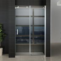 Douchedeur Eco Nisdeur Schuifdeur 140x200cm Antikalk Helder Glas Chroom Profiel 8mm Veiligheidsglas Easy Clean