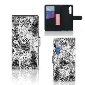 Telefoonhoesje met Naam Xiaomi Mi Note 10 Lite Skulls Angel