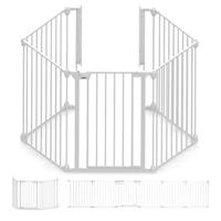 noma 31028 5 panelen configuratierooster, inclusief wandmontage, 84-321 cm, wit