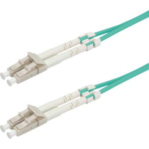 ROLINE FO Jumper Cable 50/125µm OM3, LC/LC, Low-Loss-Connector 20m InfiniBand en Glasvezelkabel Turkoois