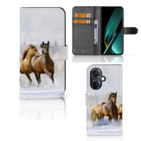 OnePlus Nord CE 3 Telefoonhoesje met Pasjes Paarden