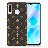 Huawei P30 Lite TPU bumper Franse Lelie - thumbnail