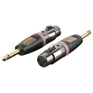 DAP Xcaliber XGA23 XLR female naar mono jack male adapter