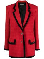 Alessandra Rich Geruite blazer - Rood