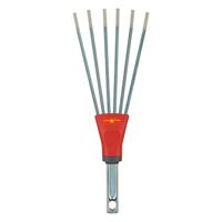 WOLF Garten LDM meervoudige wisselventilator hark kweekgereedschapskop, rood, 33x2,8x2 cm