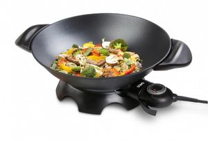 Domo DO8708W elektrische wok 5 l Zwart 2200 W