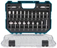 Makita Accessoires D-74778 | Frezenset | 8mm | 22-delig | In kunststof koffer - D-74778