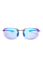 Maui Jim lunettes de soleil Hookipa à monture rectangulaire - Gris - thumbnail