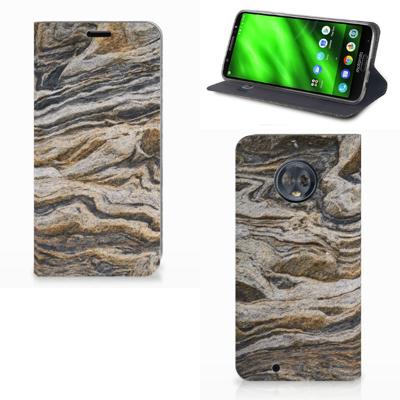 Motorola Moto G6 Standcase Steen