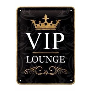 Nostalgic Art wandbord/muurplaatje - metaal - VIP Lounge - 15 x 20 cm - Mancave