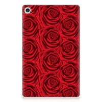 Lenovo Tab M10 Plus (3e generatie) Siliconen Hoesje Red Roses - thumbnail