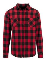 Build Your Brand BY031 Checked Flannel Shirt