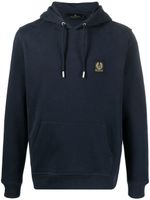 Belstaff hoodie à patch logo - Bleu