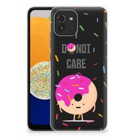 Samsung Galaxy A03 Siliconen Case Donut Roze