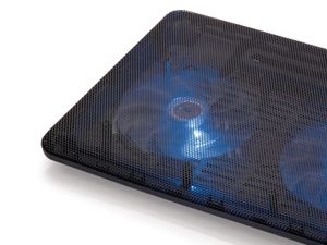 Conceptronic CNBCOOLPAD2F Cooling-pad voor laptop In hoogte verstelbaar