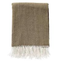 Dutch Decor Plaid 140x180 cm - JOSEFIEN - zigzag patroon - groen