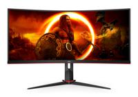 AOC G2 CU34G2XP computer monitor 86,4 cm (34") 3440 x 1440 Pixels UltraWide Quad HD LED Zwart