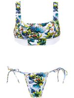 Amir Slama printed bikini set - Blanc - thumbnail