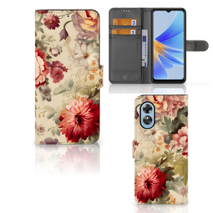 Hoesje voor OPPO A17 Bloemen