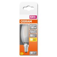 OSRAM 4058075436503 LED-lamp Energielabel E (A - G) E14 Kaars 4 W = 40 W Warmwit (Ø x l) 35 mm x 100 mm 1 stuk(s) - thumbnail